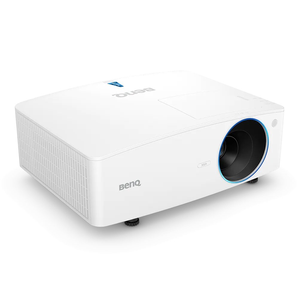 Мултимедиен проектор BenQ LX710, DLP, BlueCore Laser, XGA 1024x768, Яркост 4000 ANSI лумена, Контраст 100 000:1, Коефициент на увеличение 1.3x, 2D Keystone, Живот 20 000 часа, HDMI x2, LAN контрол, IP5X DustGuard, 92% Rec.709, LumiExpert, Детектор за околна светлина, Digital Image Shrinking and Shift