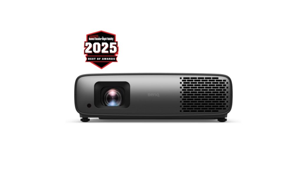 Мултимедиен проектор BenQ W4100i Home Cinema, 4K UHD (3840x2160), 3200 ANSI лумена, 1.3x, 1.15~1.50 Throw Ratio, Vertical Keystone, AI Cinema, CinematicColor, Bluetooth 5.0, HDMIx3, USBx2, RS232, 5W високоговорител, Dolby Atmos, Android, WiFi, 6.1kg, черен