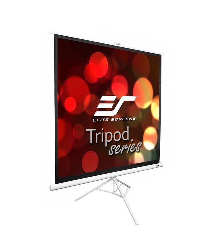 Екран Elite Screen T120NWV1 Tripod, 120" (4:3), 243.8 x 182.9 cm, Бял