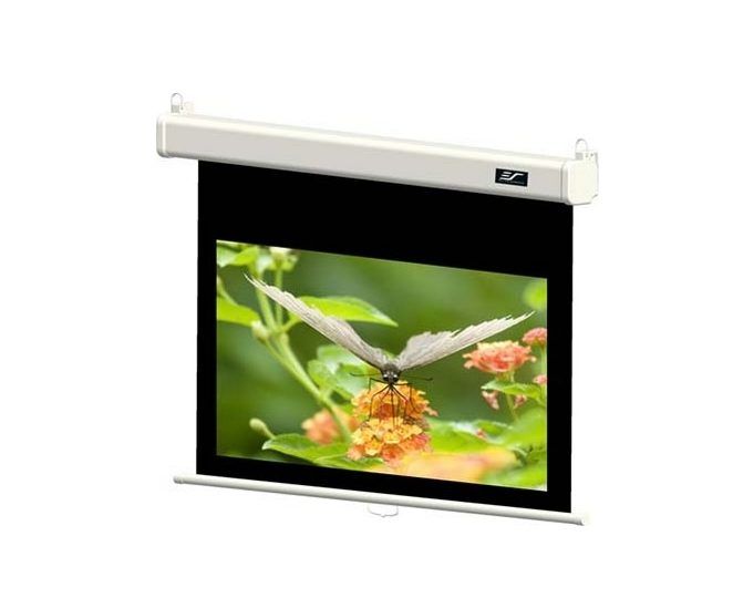Екран Elite Screen M100HSR-Pro Manual, 100" (16:9), 221.0 x 124.5 cm, Бял