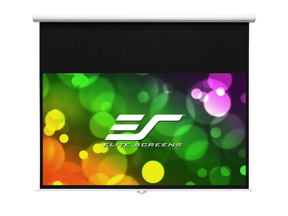 Екран Elite Screen M100HTSR2-E20 Manual, 100" (16:9), 221.0 x 124.5 cm, Бял
