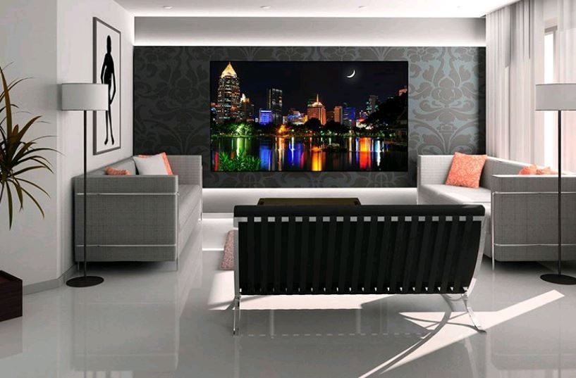 Elite Screen R96WH1-Wide, 96" (2.35:1), 223.8 x 95.3 cm