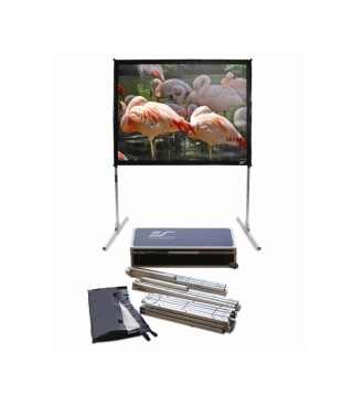 Екран Elite Screen Q200H1, 200" (16:9), 442.0 x 248.9 см, черен