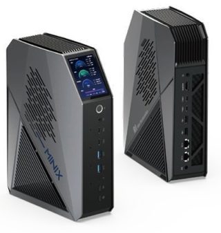 MiniX Elite ER939-AI Plus AMD Ryzen AI Max+ 395, 128GB DDR5, 2TB SSD, Dual LAN 2.5GHz, Wi-Fi 7, Windows 11 Pro