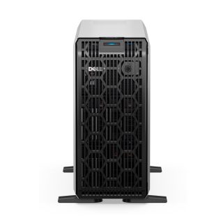 Сървър Dell PowerEdge T360, Xeon 6315P, 8x 3.5" Chassis Hot Plug, Intel Xeon 6 Performance 6315P 2.8G, 4C/4T, 12M Cache, 16GB UDIMM 5600MT/s ECC, 2TB 7.2K RPM SATA Hard Drive, Single 700W PSU, PERC H355, iDRAC9 Enterprise 16G, Security Bezel, 3Y Basic NBD