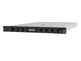 Сървър Lenovo ThinkSystem SR630 V4, 1x Intel Xeon 6515P 16C 2.3GHz 150W, 1x32GB 2Rx8, ThinkSystem RAID 940-8i 4GB Flash PCIe Gen4 12Gb Adapter, 2x1300W