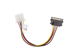 Lanberg адаптер Molex (f) -> SATA (m), кабел 15cm