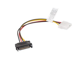 Lanberg адаптер Molex (f) -> SATA (m), кабел 15cm