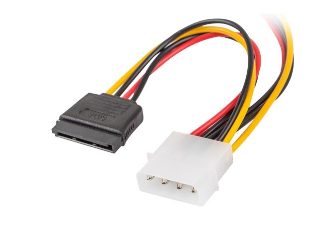 Lanberg molex (m) -> 2x SATA (f), кабел 15cm