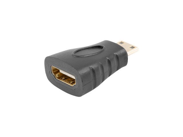 Адаптер Lanberg HDMI (f) -> HDMI mini (m), черен