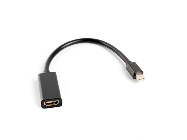 Lanberg адаптер DisplayPort Mini (M) -> HDMI (F), 20cm кабел, черен