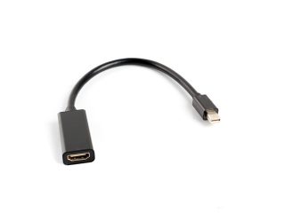 Lanberg адаптер DisplayPort Mini (M) -> HDMI (F), 20cm кабел, черен
