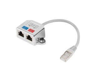 Lanberg адаптер LAN сплитер RJ45 -> 2x RJ45 ftpad-0026-s