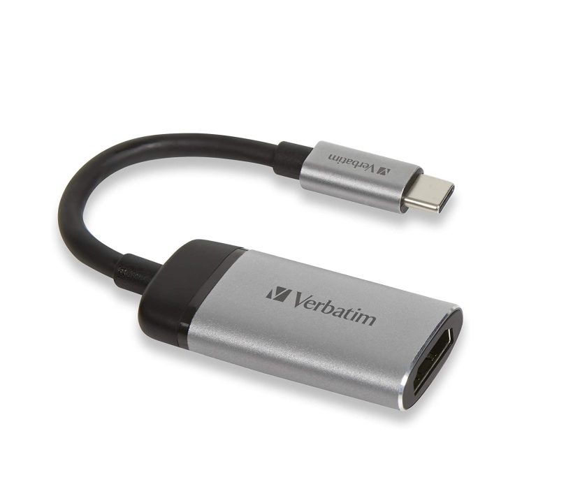 Verbatim USB-C към HDMI 4K адаптер - USB 3.1 Gen 1/HDMI 10 cm кабел