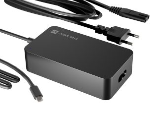 Natec Laptop Charger Grayling GaN USB-C 65W за лаптопи, таблети и телефони