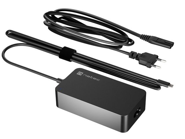 Natec Universal Laptop-Tablet-SP Charger Grayling USB-C 65W
