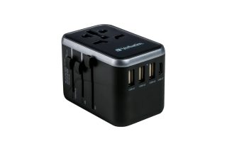 Verbatim UTA-04 Универсален пътен адаптер с 1 x USB-C PD 61W & QC 3.0 / 1 x USB-C / 3 x USB-A
