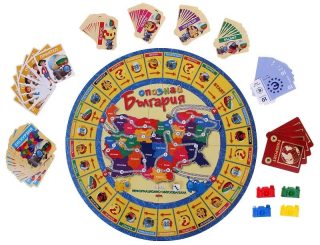 Картонена игра Опознай България ПЛМ №770 !!!