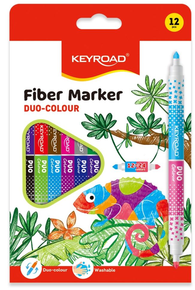 ФЛУМАСТРИ КЕЙРОУД KR972435 ДУО 12/24 цв