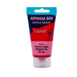 Акрилни бои 75мл ЛАРЕД НАСИТЕНО ЧЕРВЕНО