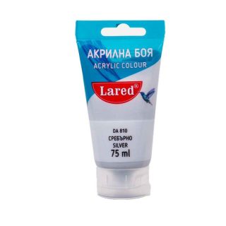 Акрилни бои 75мл ЛАРЕД СРЕБРО