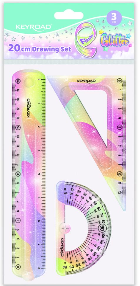 Комплект КЕЙРОУД KR972736 GLITTER 20см 3ч