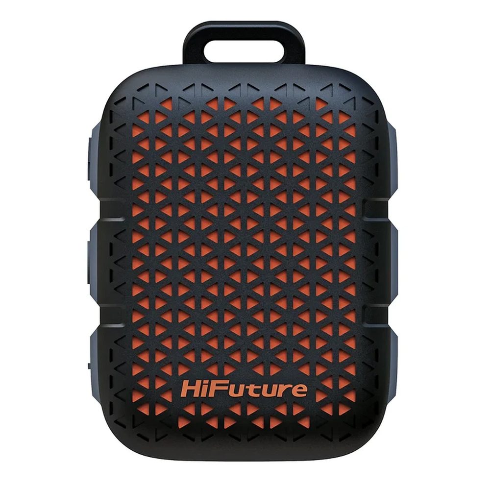 HiFuture Pocket S Black, Bluetooth 5.4, IPX7 Waterproof, 5W Output, Pair to Play (TWS Mode), Up to 8 Hours Playtime, Support Clip for Wear, Support Magnetic