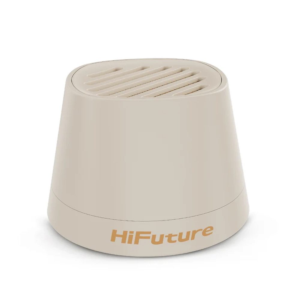 HiFuture Mega S Latte, Bluetooth 5.4, MagSafe, 5W Output, Built-in MIC support Handsfree, Pair to Play (TWS Mode), Up to 10 Hours Playtime, Wireless Charge (7.5W-15W), Phone Holder