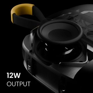 HiFuture LINO S Black, Bluetooth 5.4, IPX7 водоустойчив, 12W изходна мощност, Pair to Play (TWS режим), до 10 часа възпроизвеждане, поддръжка на Auracast (до 100 устройства), вграден мощен DSP с DynaBoost технология