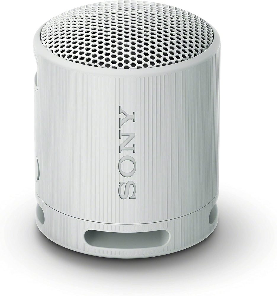 Sony SRS-XB100 Преносим Bluetooth високоговорител, светло сив