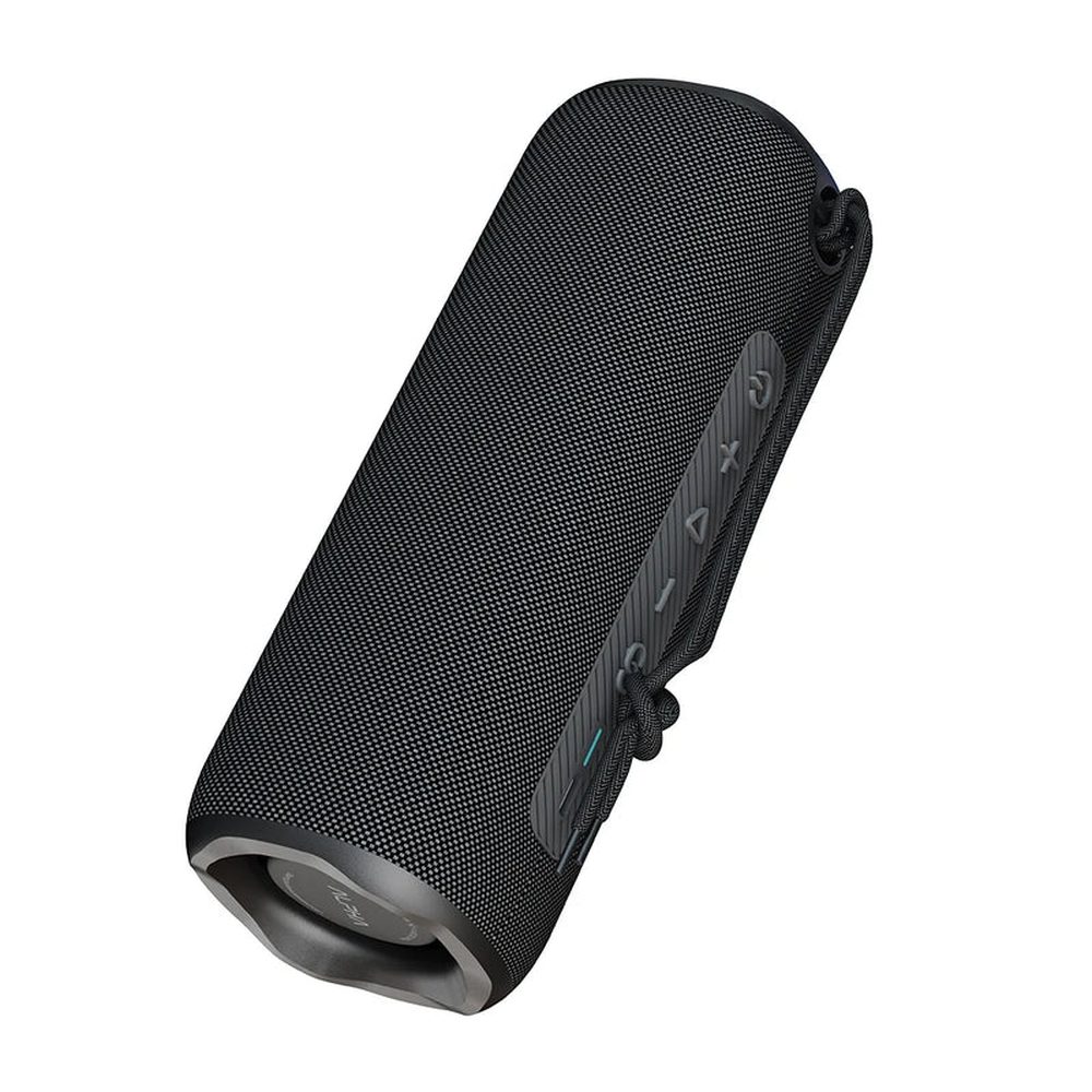 HiFuture Alpha Black преносима тонколона, Bluetooth 5.3, IPX7 водоустойчива, 20W изход, Pair to Play (TWS режим), до 12 часа възпроизвеждане, вграден 2-в-1 усилвател