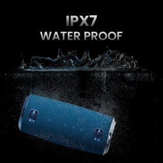 HiFuture Gravity Blue, 2-Way Speaker System, 30W*1+15W*1, IPX7 Waterproof, Up to 10 Hours Playtime, Bluetooth 5.3, Pair to Play (TWS Mode)