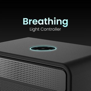 HiFuture Passion X Black, 100W изходна мощност (макс.), вградена мощна DSP с DynaBoost технология, изработен дървен корпус, безжична 5.4, двулентова пълночестотна говорителна система, вградена 8000mAh високоефективна батерийна система, сдвояване за стерео звук (TWS режим)