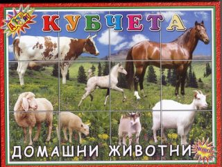 Кубчета с Домашни животни ПВЦ Детски свят !!!