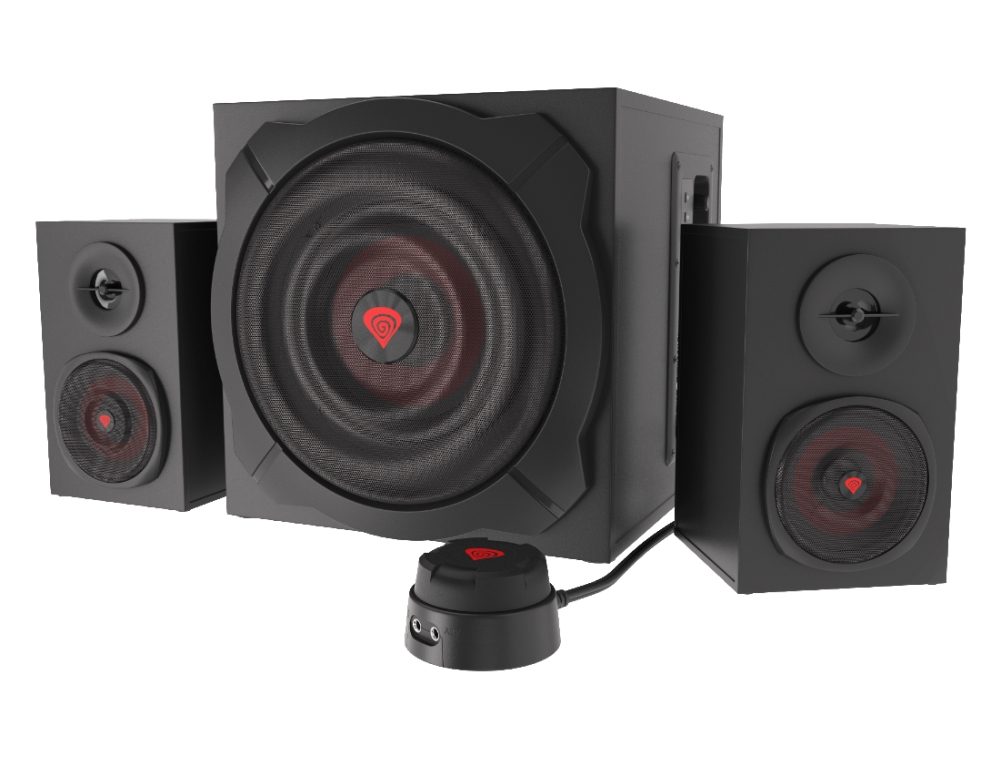 Genesis Speakers Helium 610BT 60W RMS 2.1 Black Wired Remote Control