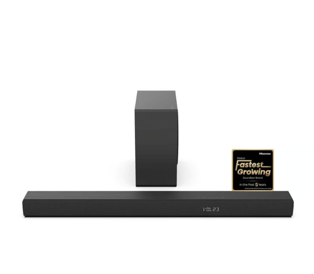 Hisense HS3100 3.1ch саундбар с безжичен субуфер, 480W, черен