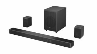 Hisense AX5125H 5.1.2Ch Sound Bar с безжичен субуфер, 500W, Dolby Atmos, Bluetooth 5.3, 4K HDMI Pass Through, DTS:X, HDMI/AUX/ARC/Optical/USB, 7 EQ режима