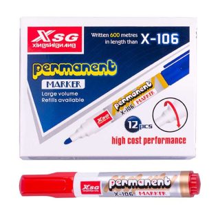 Маркер ПЕРМАНЕНТ XSG №106 ЧЕРВЕН !!!