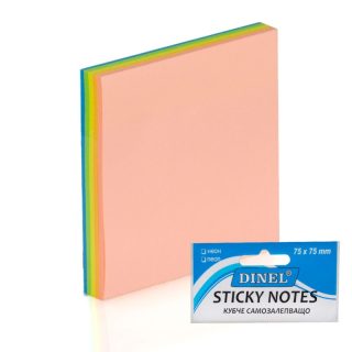 Кубче СМЗЛ 75/75мм НЕОН 5*20- 100л ДИНЕЛ