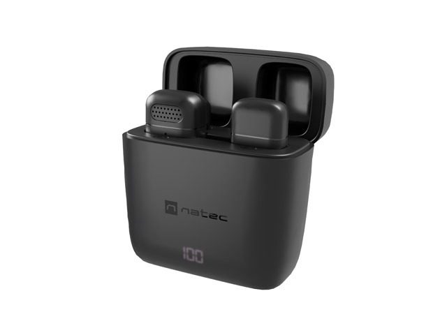 Natec Microphone Hopper Lavalier Wireless USB C