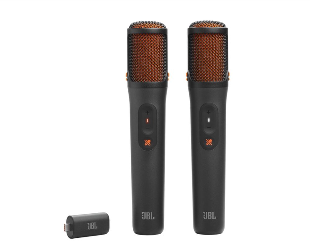 JBL EASYSING MICS Два безжични микрофона с AI и премахване на вокала в реално време