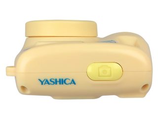 Компактен мини фотоапарат Yashica Peanuts, кремав
