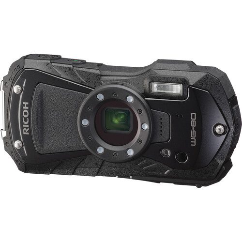 Фотоапарат Ricoh WG-80, черен