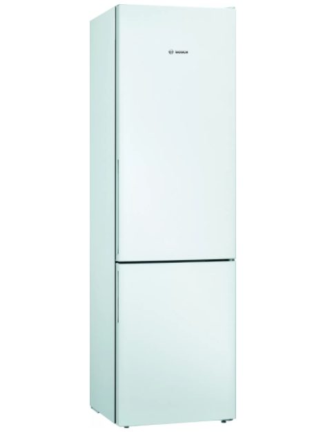 Хладилник Bosch KGV39VWEA SER4 FS Fridge-freezer LowFrost, E, 201/60/65cm, 343л(249+94), 39dB, VitaFresh, бял