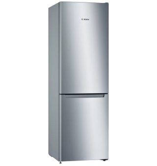 Bosch KGN36NLEA SER2 FS хладилник с фризер NoFrost, E, 186/60/66cm, 302l(215+87), 42dB, MultiBox, Inox-look