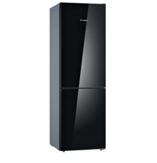 Bosch KGT36VSCHE SER4 FS Fridge-freezer LowFrost, E, 186/60/55 cm, 308 л (214+94), 39 dB, VitaFresh, вентилатор, черен