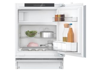 Bosch KUL22VFD0 вграждаем хладилник с фризер, SERVER D, 82 x 60 cm, 93 l (76+17), 35 dB(B), SuperCooling, EcoMode, плоска панта
