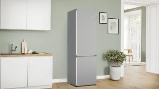 Хладилник с фризер Bosch KGN392LDF SER4, Total No Frost, D, 203/60/66.5см, 363л (260+103), 35dB, VitaFresh XXL, неръждаема стомана
