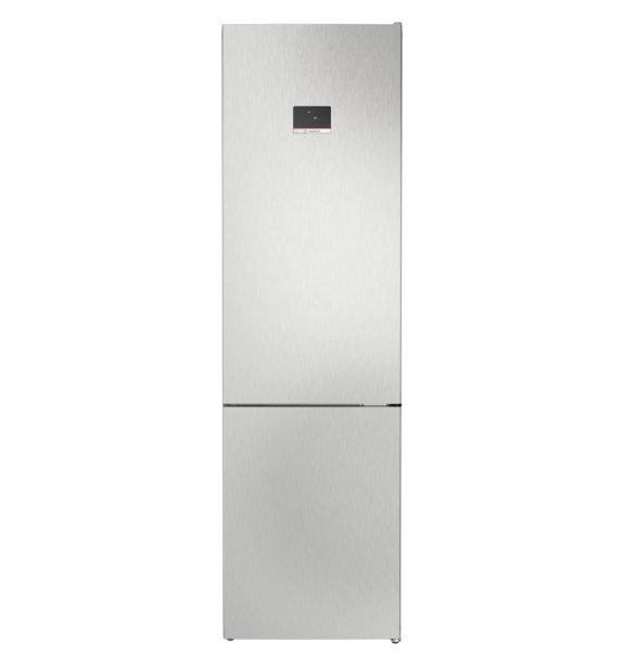 Bosch KGN397LDF, SER4, хладилник с фризер NoFrost, D, 203/60/66cm, 363l(260+103), 35dB(B), IC, VitaFresh XXL, 0° drawer, Inox