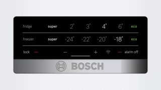 Хладилник Bosch KGN49XWEA, SER4, NoFrost, E, 203/70/67cm, 438л (330+108), 40dB(C), IC, VitaFresh, бял, дисплей